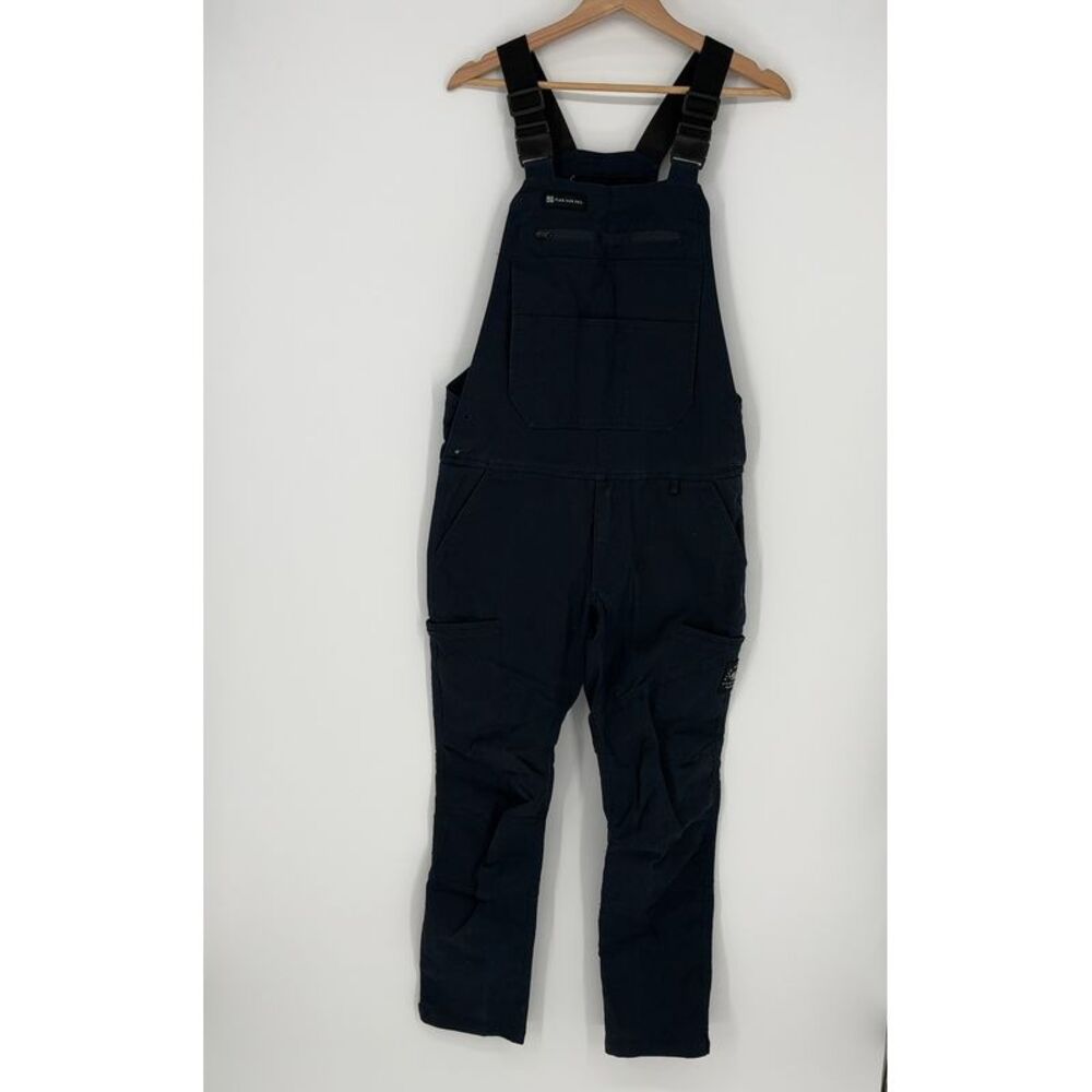 Forever 21 Blue Flannel Lined Overalls